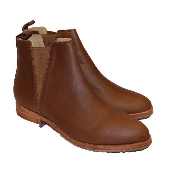 Nisolo Women's Eva Leather Everyday Chelsea Boot Brown NWOB $228 - Picture 4 of 8